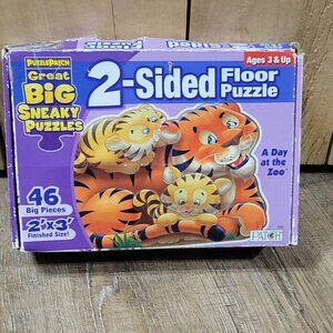 Puzzle Patch 2 sided floor puzzle 46 piece